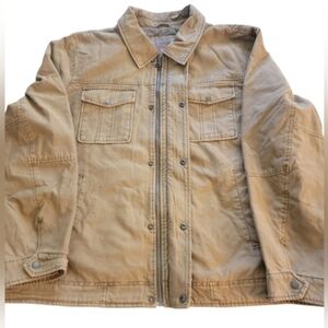 Levi Strauss Tan Light Brown Denim Men's Jacket Size XXL New With Tags NWT